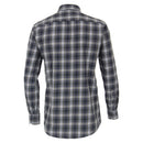 Check Button Down Casual Shirt - Antracite