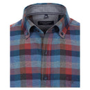 Check Button Down Comfort Shirt - Light Blue