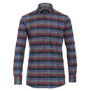 Check Button Down Comfort Shirt - Light Blue
