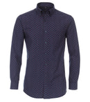 Print Button Down Comfort Shirt - Light Blue