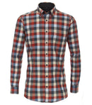 Check Button Down Comfort Shirt - Antracite