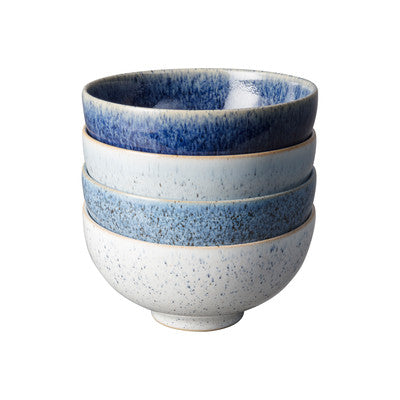 Shell Select Rice Bowl Studio Blue 4 Piece Rice Bowl Set
