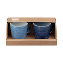 Studio Blue 2 Piece Ridge Mug Set