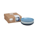 Studio Blue 4 Piece Coupe Small Plate Set