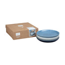 Studio Blue 4 Piece Medium Coupe Plate Set