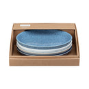 Studio Blue 4 Piece Medium Coupe Plate Set