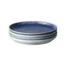 Studio Blue 4 Piece Medium Coupe Plate Set