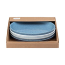 Studio Blue 4 Piece Coupe Dinner Plate Set