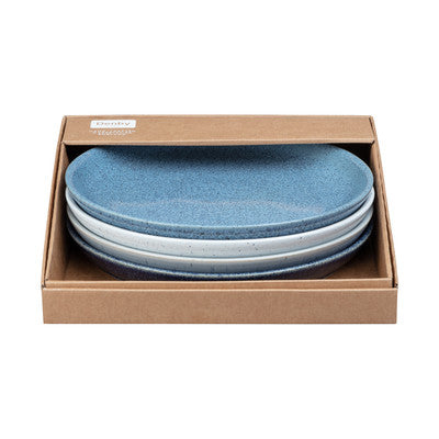 Studio Blue 4 Piece Coupe Dinner Plate Set