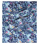 Print Leisure Long Sleeve Shirt - Light Blue