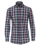 Check Leisure Long Sleeve Shirt - Light Blue
