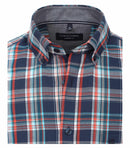 Check Leisure Long Sleeve Shirt - Light Blue