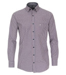 Check Leisure Long Sleeve Shirt - Red