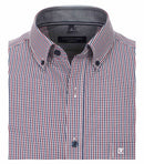 Check Leisure Long Sleeve Shirt - Red