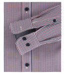 Check Leisure Long Sleeve Shirt - Red