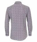 Print Leisure Long Sleeve Shirt - Light Blue