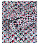 Print Leisure Long Sleeve Shirt - Light Blue