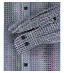 Print Leisure Long Sleeve Shirt - Light Blue