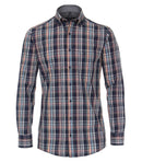 Check Leisure Long Sleeve Shirt - Light Blue