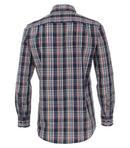Check Leisure Long Sleeve Shirt - Light Blue