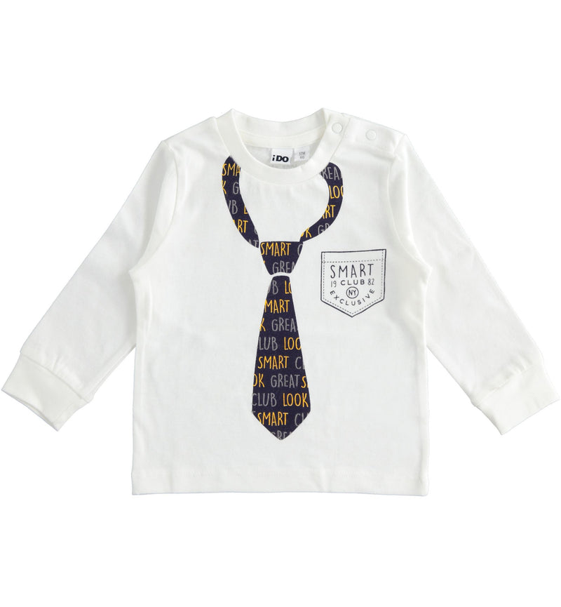 Long Sleeve T-shirt - Cream