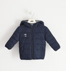 Reversible Padded Jacket - Cream/blue