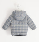 Reversible Padded Jacket - Cream/blue