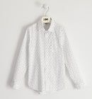 Long Sleeve Shirt - White/blue/yellow