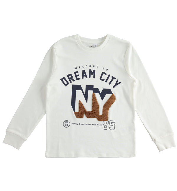 Long Sleeve T-shirt - Cream