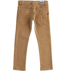 Long Woven Trouser - Dark Beige