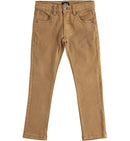 Long Woven Trouser - Dark Beige