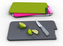 Slice & Store Chopping Board With Knife - Grey
