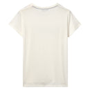Arch Logo Cap Sleeve T-shirt - Eggshell