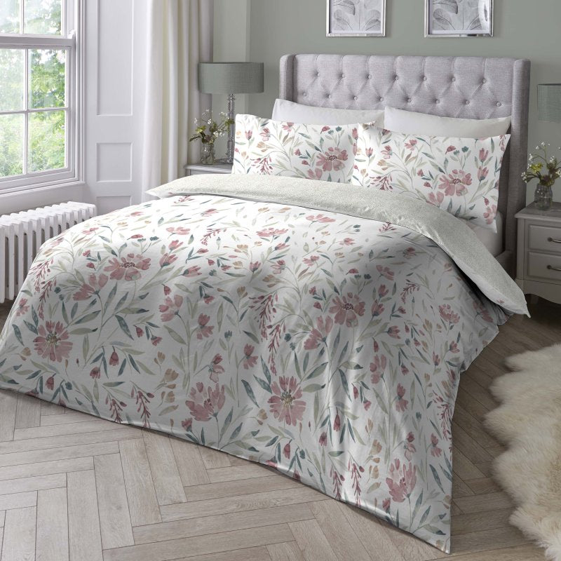 Posie Trail Pink Duvet Cover Set