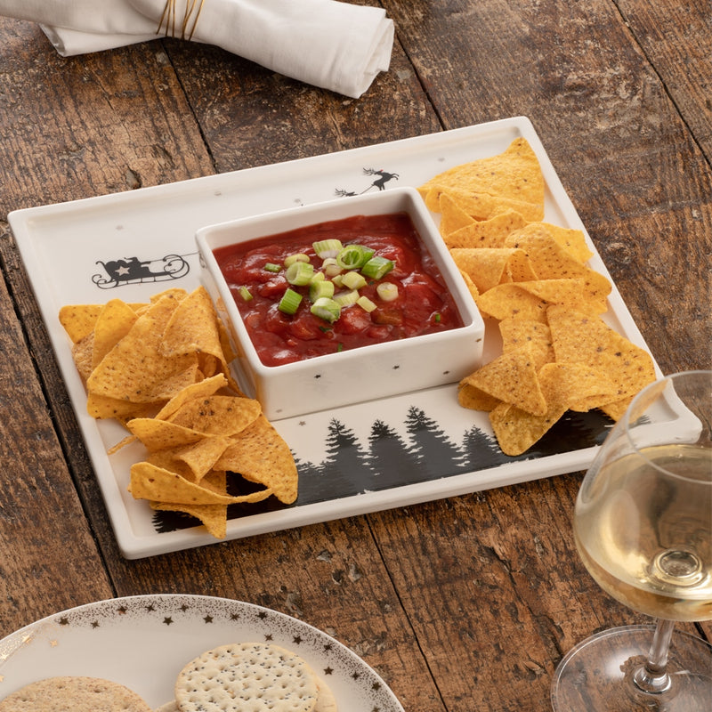 Santa Claus Is Coming To Town Chip & Dip