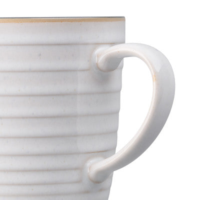 Studio Grey Ridged Mug Quartz White
