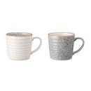Studio Grey 2 Piece Ridge Mug Set