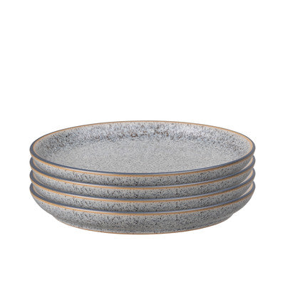 Studio Grey Set of 4 Medium Coupe Plates