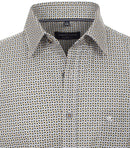 Long Sleeve Print Shirt - Light Blue