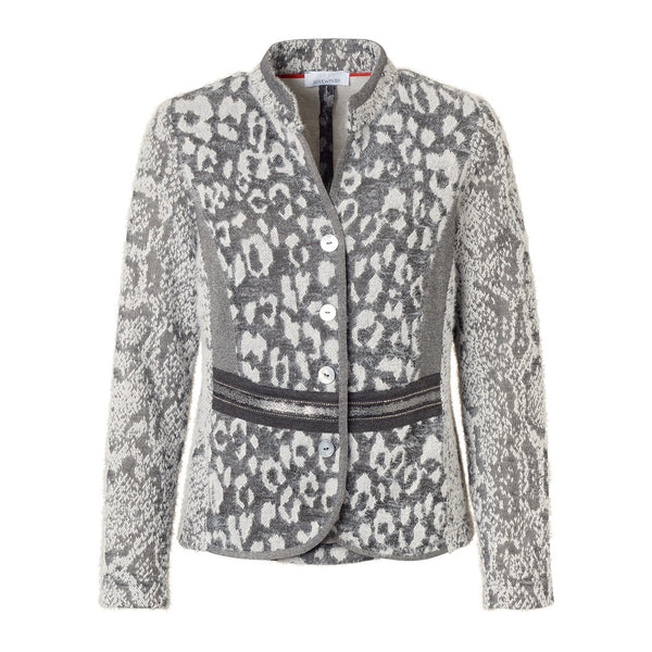 Print Jacket - Grey Print