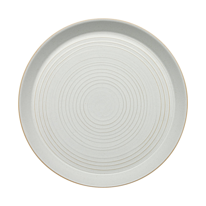 Impression Cream Spiral Dinner Plate