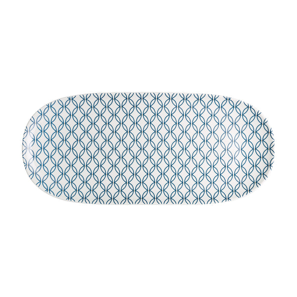 Porcelain Modern Deco Large Platter