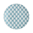 Porcelain Modern Deco Small Accent Blue Plate