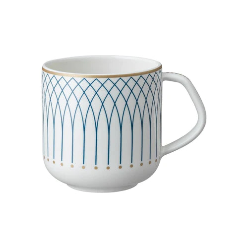 Porcelain Modern Deco Large Mug