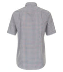 Short Sleeve Print Shirt - Tangarine