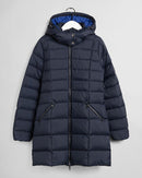 Classic Down Long Jacket - Evening Blue