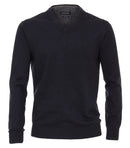 Extra Tall V Neck Pullover - Medieval Blue