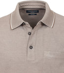 Plain Polo Shirt - Beige