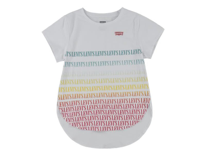 High Side Tee - White