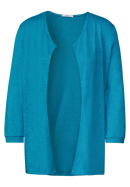 Long Open Jacket - Caribbean Blue